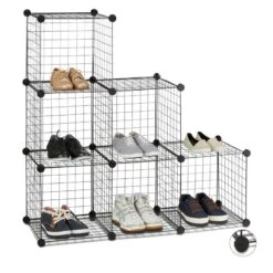 Système D'étagère 6 Compartiments Grille -VIDAXL || BeCo || Emma Soldes 11d049f342424d1484fbc25a95465946