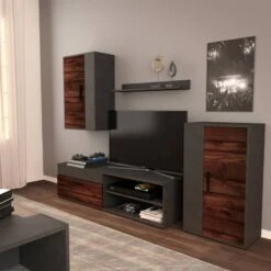 Paroi Murale Berno OldStyle Foncé(4 él.) -VIDAXL || BeCo || Emma Soldes 122860772e3c438798fef7d7366249a4