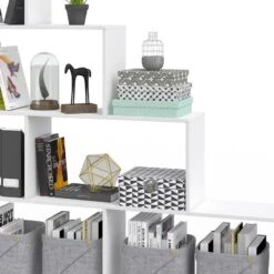 Étagère Escalier Asym Blanc -VIDAXL || BeCo || Emma Soldes 1871408431c44535a79dfd1141601302