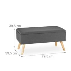 Banc Rembourré Avec Espace De Rangement -VIDAXL || BeCo || Emma Soldes 1886ffb466694c11825a5859cf79ee6d