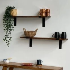 Lot De 2 étagères Murales Løgstør -VIDAXL || BeCo || Emma Soldes 192f1df8a65e4d02921137ac6b2ab148