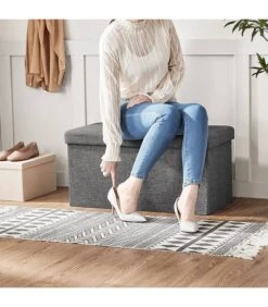 Coffre De Rangement Avec Couvercle L76cm -VIDAXL || BeCo || Emma Soldes 19b80f69862a4dbab934e7ee1a2896ca