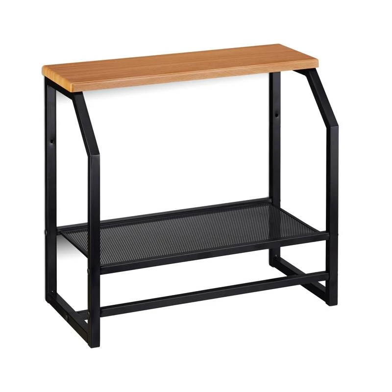 Étagère Murale Avec Porte-serviette Noir 3 Étagère Murale Avec Porte-serviette Noir