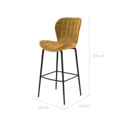Tabouret De Bar Mazzia 75cm (Lot De 2) -VIDAXL || BeCo || Emma Soldes 1cff2b846df645d19e5add7999c4bdee