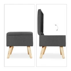 Banc Rembourré Avec Espace De Rangement -VIDAXL || BeCo || Emma Soldes 1d57810cbf3e49539a9fbc2110b1ea73
