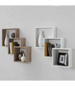 Étagère Murale Avec 3 Compartiments Fibi -VIDAXL || BeCo || Emma Soldes 1fc3cda847694d1286db30f84b9fadcf