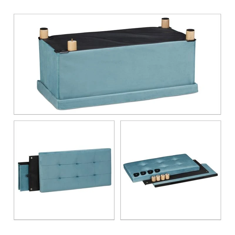 Banquette De Rangement En Velours 9 Banquette De Rangement En Velours – Image 7