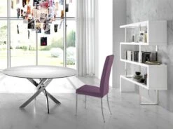 Étagère En Bois Blanc Et Acier Chromé 11 Étagère En Bois Blanc Et Acier Chromé -VIDAXL || BeCo || Emma Soldes 223f7ac21280443b89d447d8c020e401