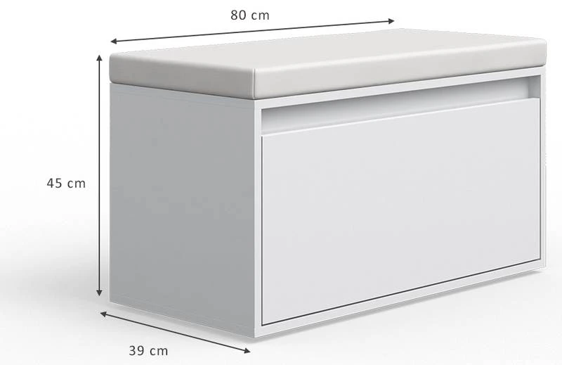 Banc à Chaussures Iker Blanc 9 Banc à Chaussures Iker Blanc – Image 7