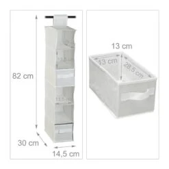 2xÉtagère Suspendue Tissu Armoire -VIDAXL || BeCo || Emma Soldes 236d6c31097946b5baef0e01545191f8