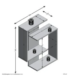 Etagère Murale 4 Tablettes Kreta -VIDAXL || BeCo || Emma Soldes 23abf2cd53c9421ea6b5fd8833f261fd