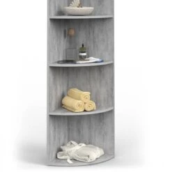 Étagère D’angle Ecki Blanc -VIDAXL || BeCo || Emma Soldes 24e9ac66ac57498fa5380a27b8aa3246