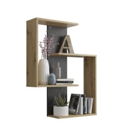 Etagère Murale 4 Tablettes Kreta -VIDAXL || BeCo || Emma Soldes 267f7e9ce4e94ee4bf0b4fe9187c9f09