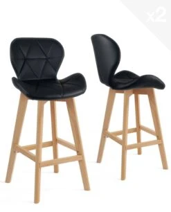 KAYELLES Chaises De Bar FATA (lot De 2)