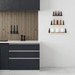 Étagère Murale à Suspendre Lot De 3 -VIDAXL || BeCo || Emma Soldes 2bf62b62031d4dfc8aba85d7e686a460