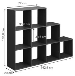Étagère Escalier Béton 9 Compartiments -VIDAXL || BeCo || Emma Soldes 2c3bd93a2d70401cb9b7be6a85d26bce.cropped 78 89 866 872.processed