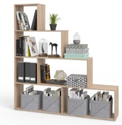 Étagère Escalier Asym Blanc -VIDAXL || BeCo || Emma Soldes 2cd11ec682914cc8a651f351494161e3.cropped 39 64 871 895.processed