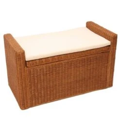 Banc Tabouret M92 Rotin Rangement -VIDAXL || BeCo || Emma Soldes 2db53513f6664ba0a646d3409526cf07