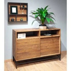 Etagère Murale Pin Recyclé Métal 60x60cm -VIDAXL || BeCo || Emma Soldes 2e648365707e4dc0ad2f85e9b2d3065c