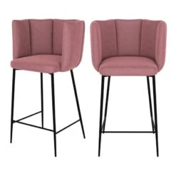 Tabouret De Bar Rosy 67cm (Lot De 2) -VIDAXL || BeCo || Emma Soldes 34aeebece3aa4709b9f881e39bc2e168