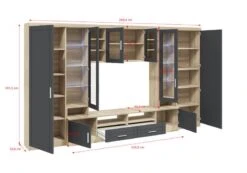 FURNIX Meuble Mural PALLOMA -VIDAXL || BeCo || Emma Soldes 35d6f7faddd842c8a06f0076cff7a5e8