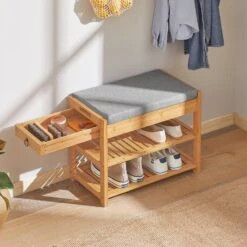Banc De Rangement à Chaussures FSR49-N -VIDAXL || BeCo || Emma Soldes 38dd2e0a6b9145b69878599c8cd49598
