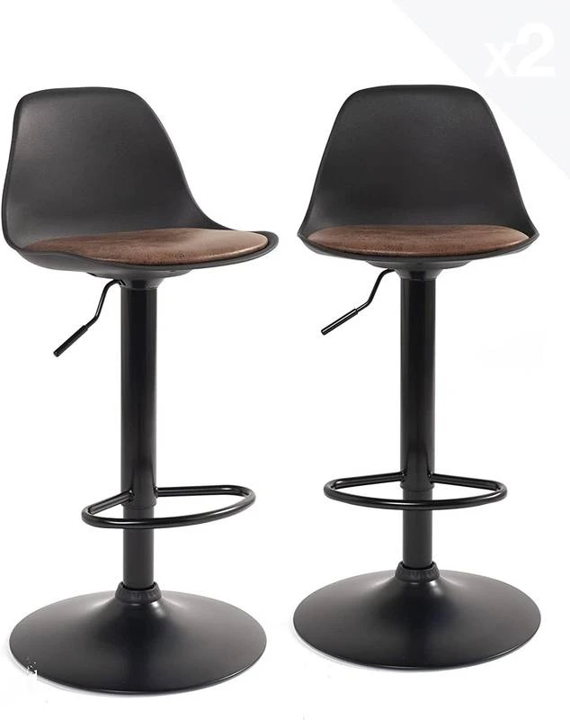 KAYELLES Tabouret De Bar SIG (Lot De 2) 3 KAYELLES Tabouret De Bar SIG (Lot De 2)