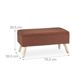 Banc Rembourré Avec Espace De Rangement -VIDAXL || BeCo || Emma Soldes 3e5507116d924df5b16b41886b751dbd