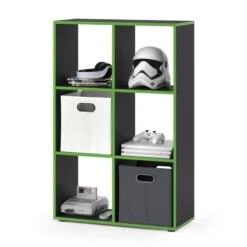 Etagère Noir/vert 6 Compartiments -VIDAXL || BeCo || Emma Soldes 3f6a996d2a474897a9978cf3d9d04445