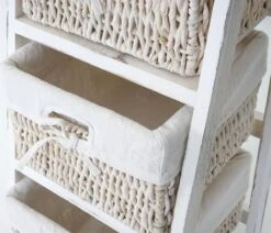 Étagère Goiana Style Shabby 4 Paniers -VIDAXL || BeCo || Emma Soldes 404bf80a37914f75b986734b9752d36c