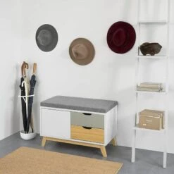 Banc De Rangment FSR92-W 11 Banc De Rangment FSR92-W -VIDAXL || BeCo || Emma Soldes 423c27ced7b9454a9303540356dd0f2a