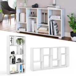 Etagère Domus Blanc & 8 Compartiments -VIDAXL || BeCo || Emma Soldes 42f525db53d74d709ea08a75d28f9184