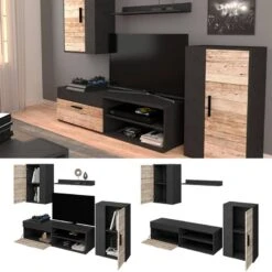 Paroi Murale Berno OldStyle Foncé(4 él.) -VIDAXL || BeCo || Emma Soldes 44166157dcca4f27bd321fb2f4931cf6