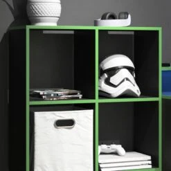 Etagère Noir/vert 6 Compartiments -VIDAXL || BeCo || Emma Soldes 45c96091c33b438a940787013cdf07c2