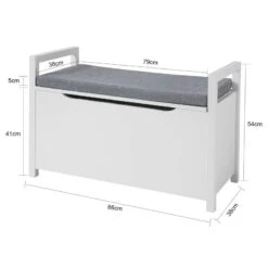 Banc à Rangement Coffre à Jouets FSR76-W 11 Banc à Rangement Coffre à Jouets FSR76-W -VIDAXL || BeCo || Emma Soldes 475ccff4f9aa4fe98b650818fa236831