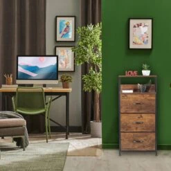 Commode Style Industriel 3 Tiroirs -VIDAXL || BeCo || Emma Soldes 4ba03745db9a4aff8ed5226dd66dfec2