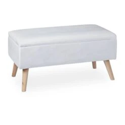 Banc En Velours Avec Espace De Rangement -VIDAXL || BeCo || Emma Soldes 4cd422146ae84d2789911b0a1a831c31