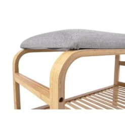 Leitmotiv Banc En Bois Et Tissu Gris 8 Leitmotiv Banc En Bois Et Tissu Gris -VIDAXL || BeCo || Emma Soldes 4dca4efcd3a0439aa87350a9027f5db6