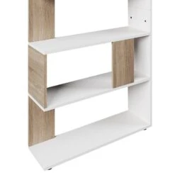 Etagère 80cm Sonoma/blanc -VIDAXL || BeCo || Emma Soldes 4ea42bbebde34744815d18d7ecbba561