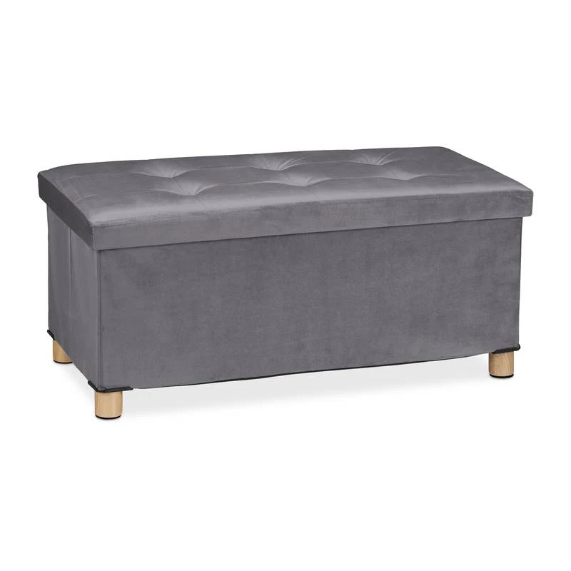 Banquette De Rangement En Velours 13 Banquette De Rangement En Velours – Image 11