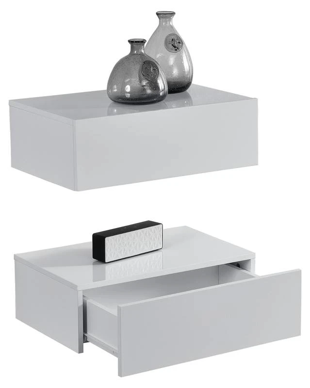 2 Étagères Murales Oslo Avec 2 Tiroirs 10 2 Étagères Murales Oslo Avec 2 Tiroirs – Image 8