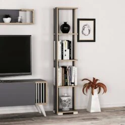 Bibliothèque Aalestrup à 4 Niveaux -VIDAXL || BeCo || Emma Soldes 4f6ad67d7ffb4d79bc1b147ed8e96fae