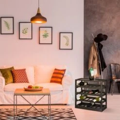 Casier à Bouteilles De Vin En Bois étagè -VIDAXL || BeCo || Emma Soldes 5132197e5c4043b8b66858b382947f0e