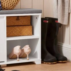 Banc De Rangement à Chaussures FSR119-W -VIDAXL || BeCo || Emma Soldes 5179f531c8f2464ca9fbb388797ef248