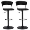 Chaises De Bar Preben Noir Lot De 2 -VIDAXL || BeCo || Emma Soldes 51ed9557233d41ac8890f2b41bdd9bb3
