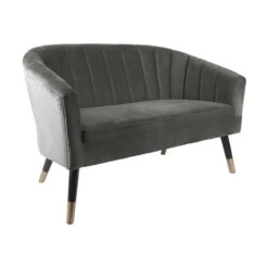 Leitmotiv Canapé 2 Places En Velours Ocre -VIDAXL || BeCo || Emma Soldes 5261ff9b59774f9ebc22fe37067bd0c1