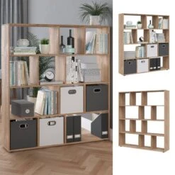 Etagère Pilar Sonoma & 12 Co -VIDAXL || BeCo || Emma Soldes 54951e50161b4c218e25d17e6be8f4ce
