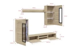 FURNIX Ensemble Meubles TINNA Avec LED -VIDAXL || BeCo || Emma Soldes 553028a9816b4e768f58d966a97ea1e6 1