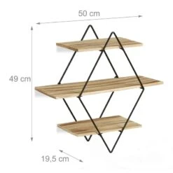 Étagère Murale 3 étages -VIDAXL || BeCo || Emma Soldes 58dd04ed4e15489ea279d73ef8e2bf46