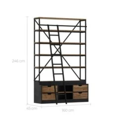 Bibliothèque Kasi -VIDAXL || BeCo || Emma Soldes 600773f8744a454f987e92fa7e4fbf51